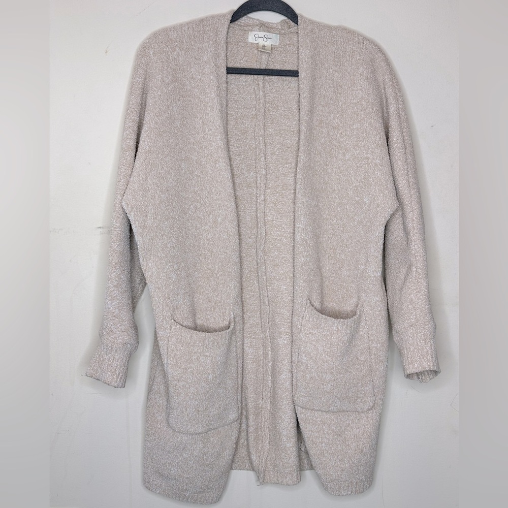 Jessica Simpson Cardigan Pockets Beige Size Small